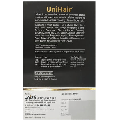 Unihair Growth Serum