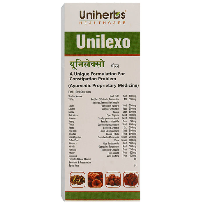 Uniherbs Unilexo Syrup Sugar Free