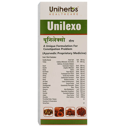 Uniherbs Unilexo Syrup Sugar Free