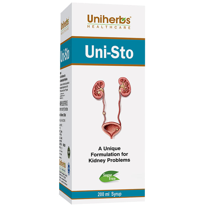 Uniherbs Uni-Sto Syrup Sugar Free - Classic Derma