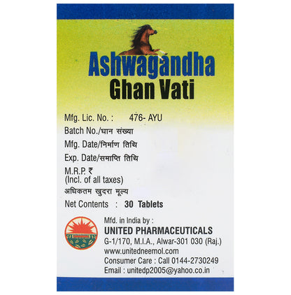 United Ashwagandha Ghan Vati
