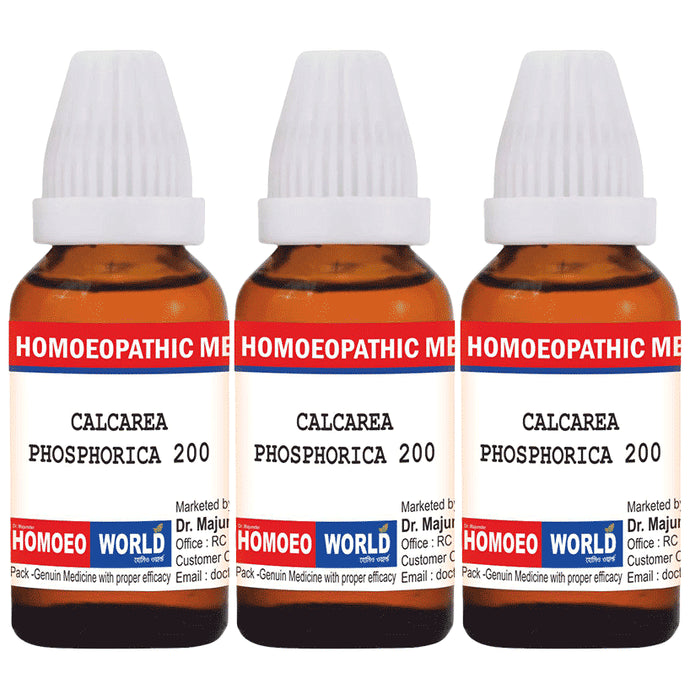 Dr. Majumder Homeo World Calcarea Phosphorica Dilution(30ml Each) 200 CH - Classic Derma