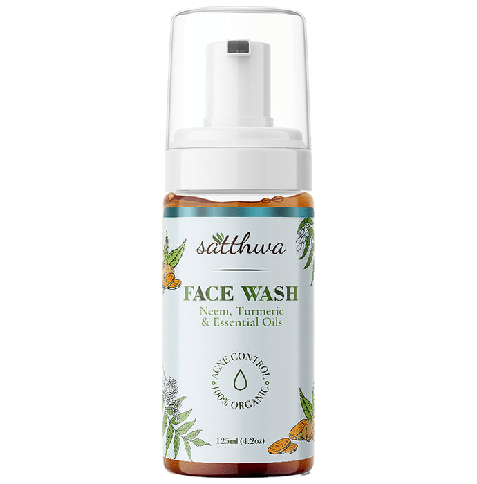Satthwa Neem Turmeric & Essential Oil Face Wash - Classic Derma