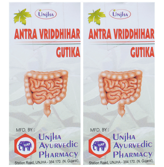 Unjha Antra Vriddhihar Gutika Tablet (40 Each) - Classic Derma