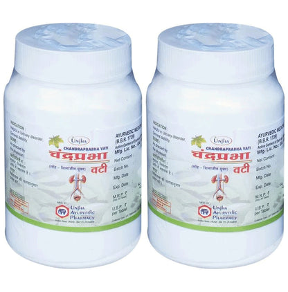 Unjha Chandraprabha (Loh-Shilajit Yukta) Vati (200 Each) - Classic Derma