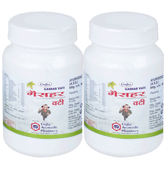 Unjha Gashar Vati Powder (50gm Each) - Classic Derma