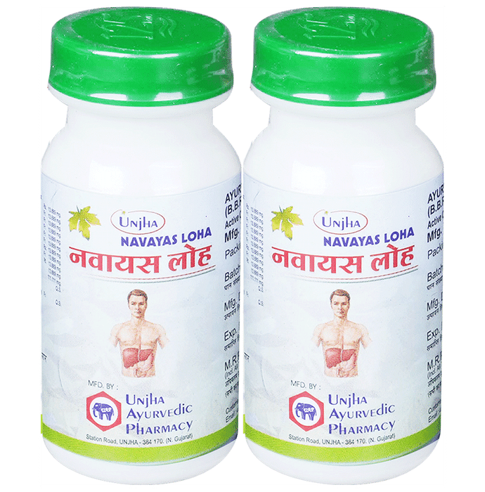 Unjha Navayas Loha Tablet (40 Each) - Classic Derma
