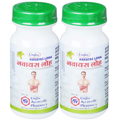 Unjha Navayas Loha Tablet (40 Each) - Classic Derma