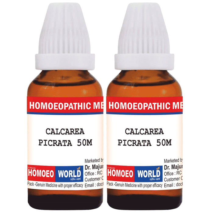 Dr. Majumder Homeo World Calcarea Picrata Dilution(30ml Each) 50M - Classic Derma