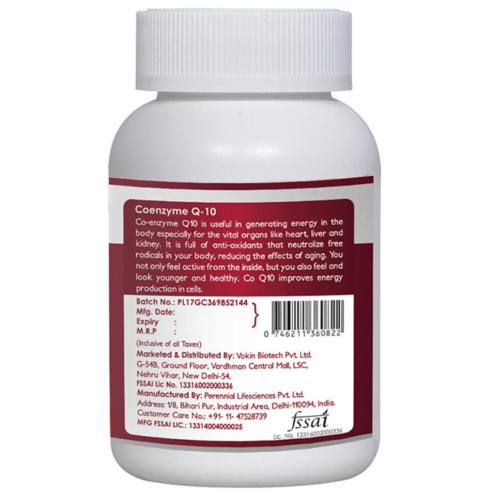 Vokin Biotech 100% Natural Coenzyme Q-10 Extract 250mg Capsule