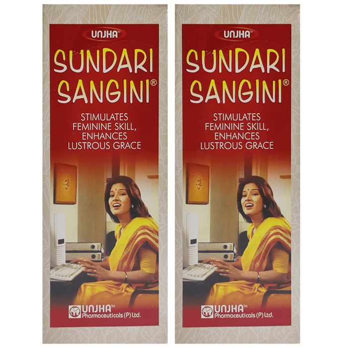 Unjha Sundari Sangini Syrup (450ml Each) - Classic Derma