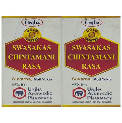 Unjha Swasakas Chintamani Rasa (2.5gm Each) - Classic Derma