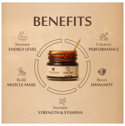 Upakarma Ayurveda Pure Shilajit | For Strength & Stamina