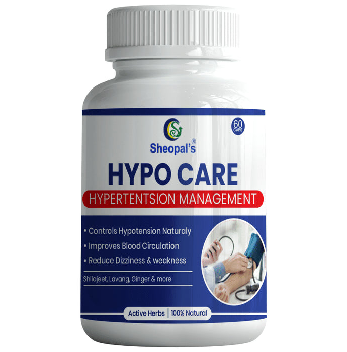 Sheopal's Hypo Care Hypertension Management Capsule - Classic Derma