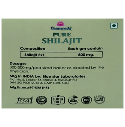Vaamveda Pure Shilajit Resin Liquid Form (20gm Each) (20gm Each)