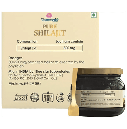 Vaamveda Pure Shilajit Resin Liquid Form (20gm Each) (20gm Each)