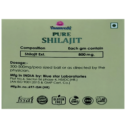 Vaamveda Pure Shilajit Resin Liquid Form (20gm Each) (20gm Each)