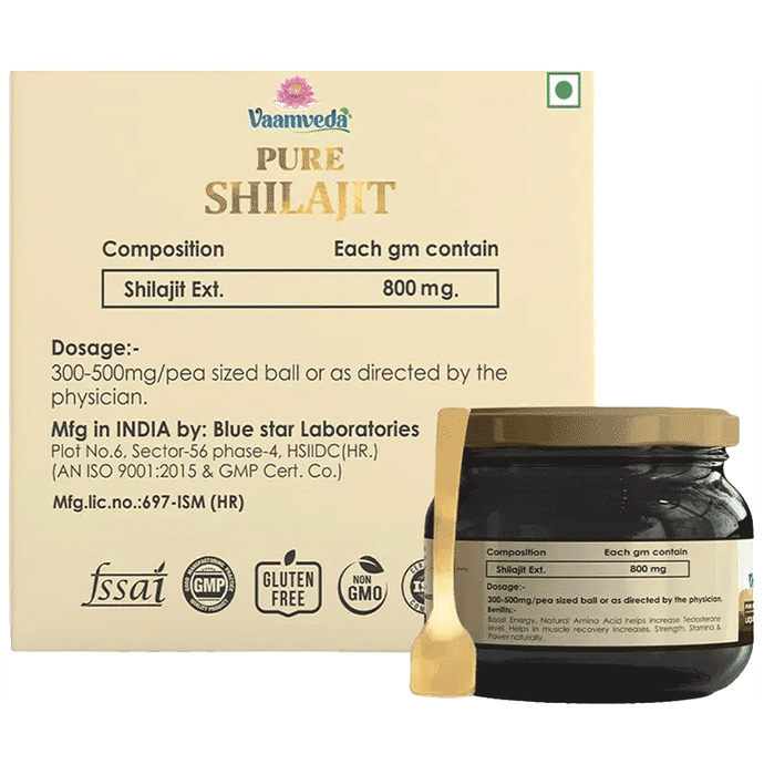 Vaamveda Pure Shilajit Resin Liquid Form (20gm Each) (20gm Each)
