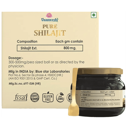 Vaamveda Pure Shilajit Resin Liquid Form (20gm Each) (20gm Each)
