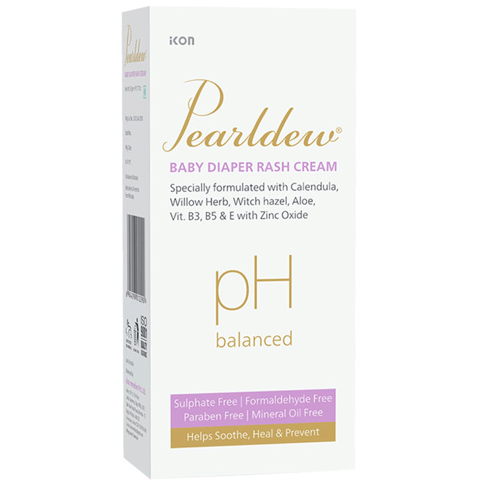 Pearldew pH Balanced Baby Diaper Rash (50gm Each) - Classic Derma