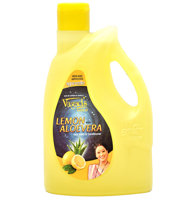 Vagad's Gold Hair Wash & Conditioner Lemon with Aloevera - Classic Derma