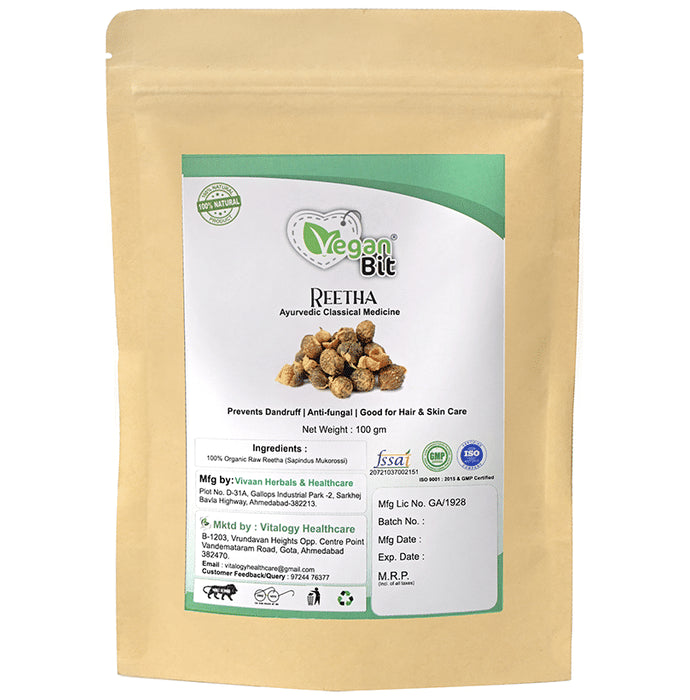Vegan Bit Reetha Powder (100gm Each) - Classic Derma