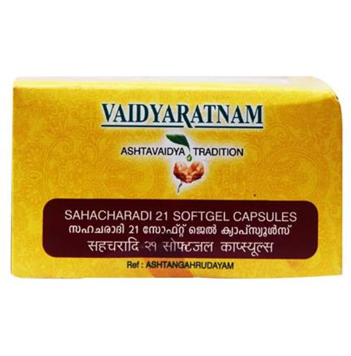 Vaidyaratnam Sahacharadi 21 Soft Gel Capsule - Classic Derma