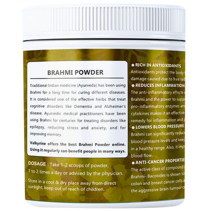 Valkyrine Brahmi Powder (250gm Each)