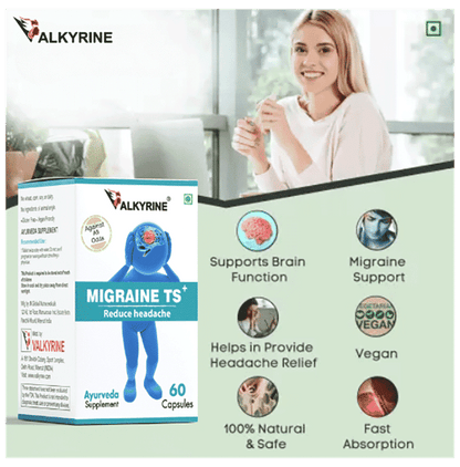 Valkyrine Migraine TS+ Capsule (60 Each)