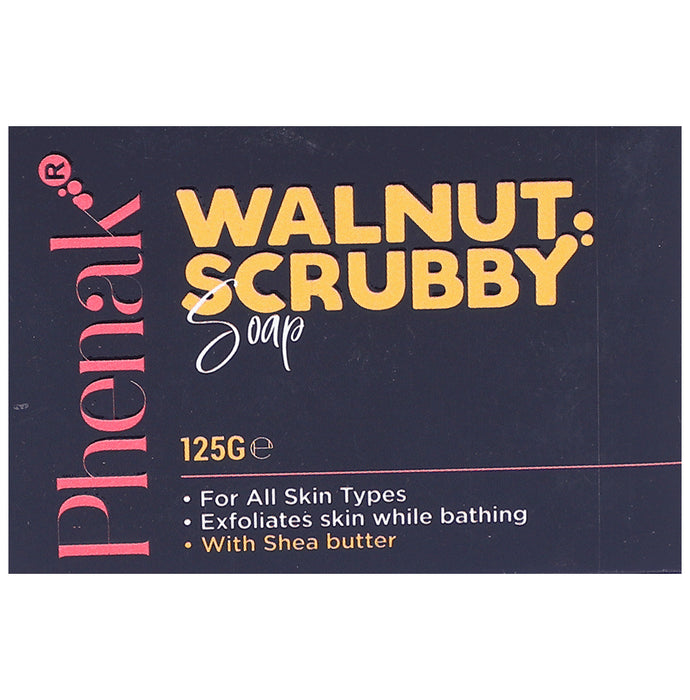 Phenak Walnut Scrubby Soap - Classic Derma