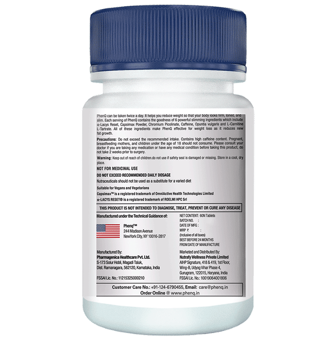 PhenQ Advanced Weight Loss Aid Tablet