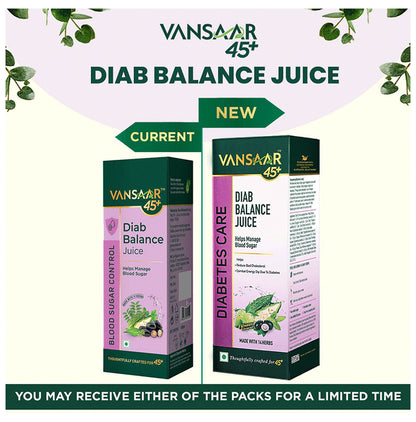 Vansaar 45+ Diab Balance Juice (1L Each)