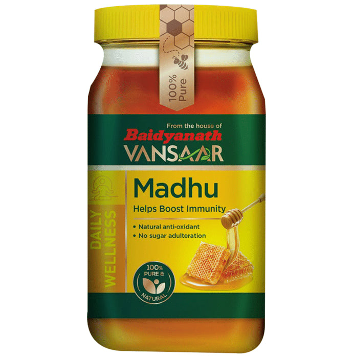 Vansaar Madhu with Natural Antioxidant for Immunity | No Sugar Adulteration - Classic Derma