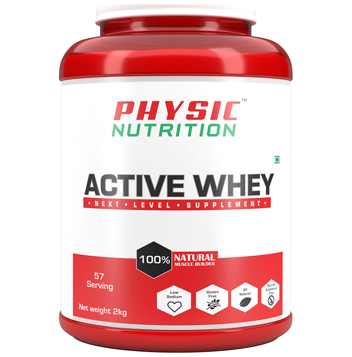 Physic Nutrition Active Whey Next Level Supplement Powder Coffee - Classic Derma