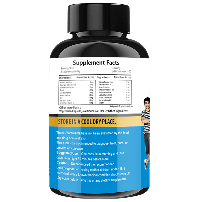Varey Botanics Advanced Height Growth Height Gainer Veg Capsule
