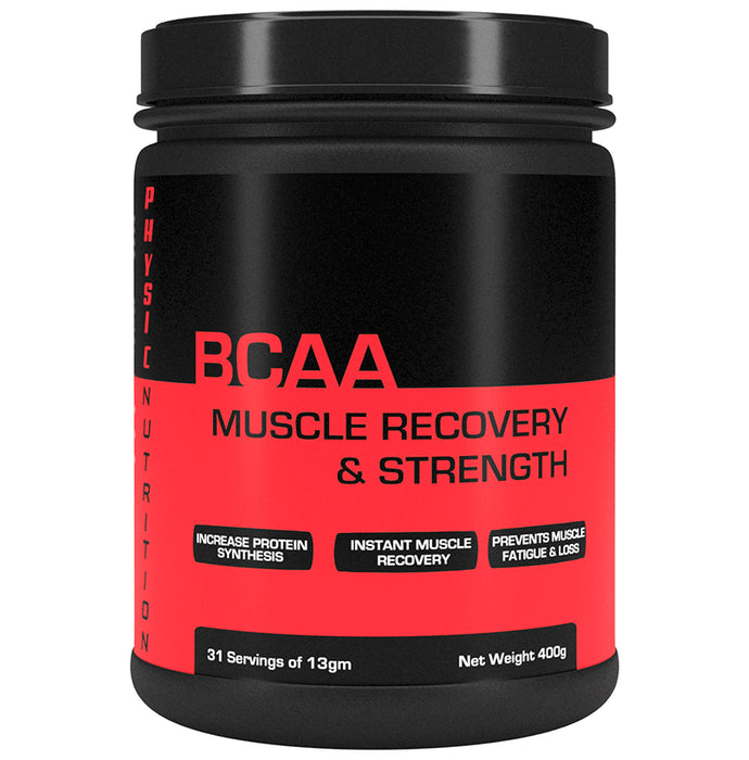 Physic Nutrition BCAA Muscle Recovery & Strength Powder Fruit Punch - Classic Derma