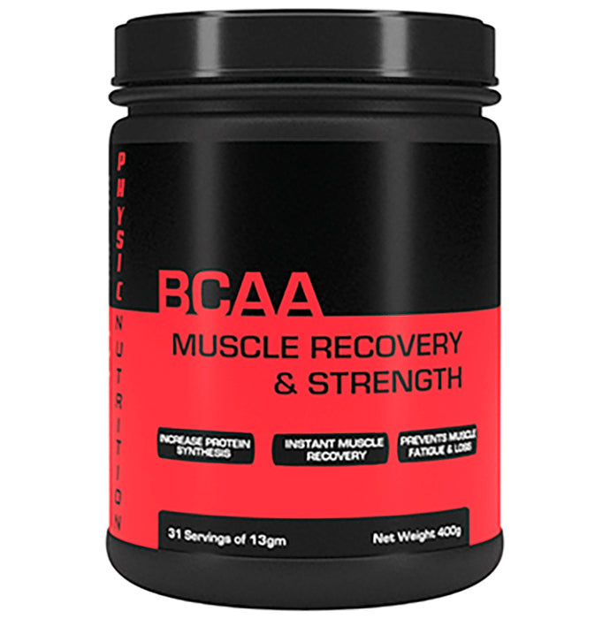 Physic Nutrition BCAA Muscle Recovery & Strength Powder Orange - Classic Derma