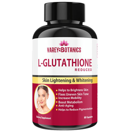 Varey Botanics L-Glutathione (Reduced) for Healthy Skin | Capsule - Classic Derma