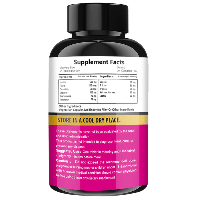 Varey Botanics Pcos Balance Tablet