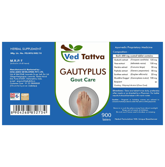 Ved Tattva Gautyplus Gout Care Tablet