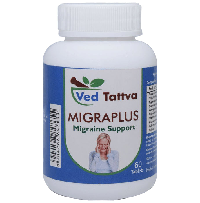 Ved Tattva Migraplus Migraine Support Tablet - Classic Derma