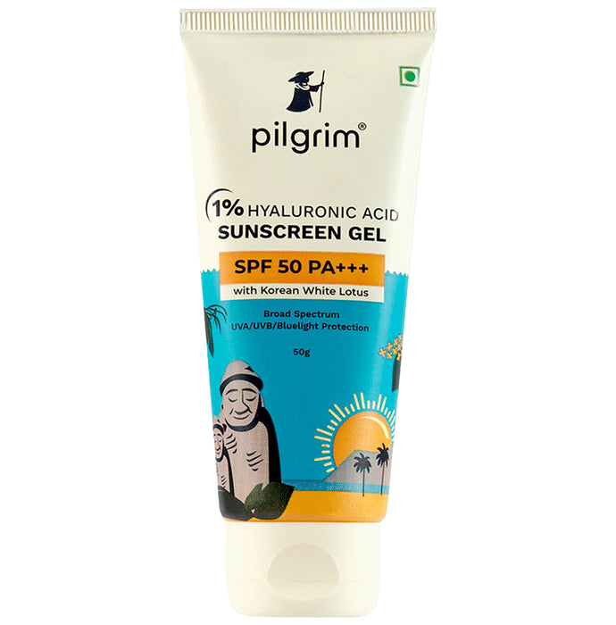 Pilgrim 1% Hyaluronic Acid Sunscreen Gel SPF 50 PA+++ - Classic Derma