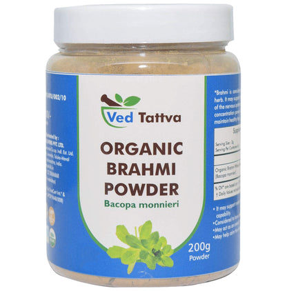 Ved Tattva Organic Brahmi Bacopa Monnieri Powder - Classic Derma