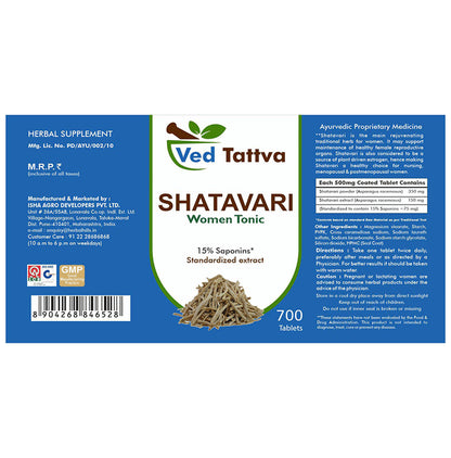 Ved Tattva Shatavari Women Tonic Tablet