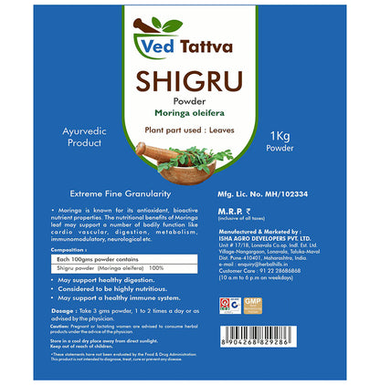 Ved Tattva Shigru Moringa Oliefera Powder