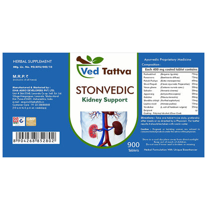 Ved Tattva Stonvedic Kidney Support Tablet