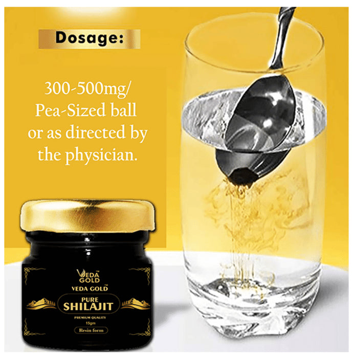 Veda Gold Pure Shilajit Resin Form
