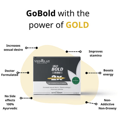 Vedalay House of Ayurveda Go Bold Tablet