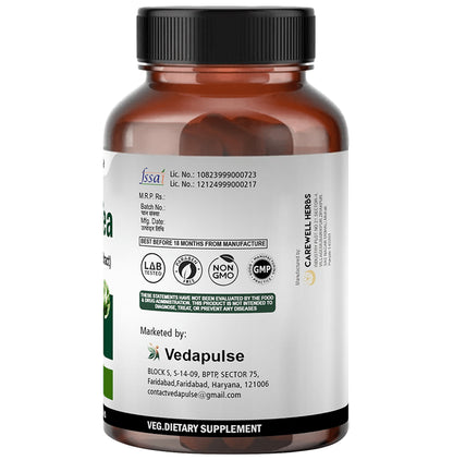 Vedapulse Green Tea 600mg Veg Capsules