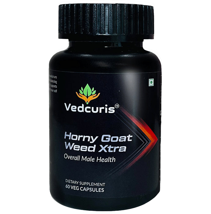 Vedcuris Horny Goat Weed Xtra Veg Capsules (60 Each) - Classic Derma